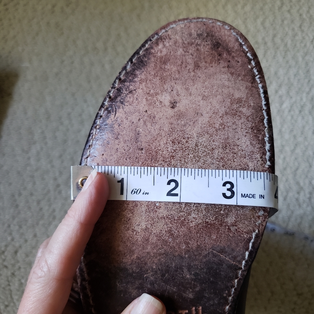 Bed Stu Cobbler Series Kitty Knee High Rustic Teak Leather Boots - Picture 8 of 16